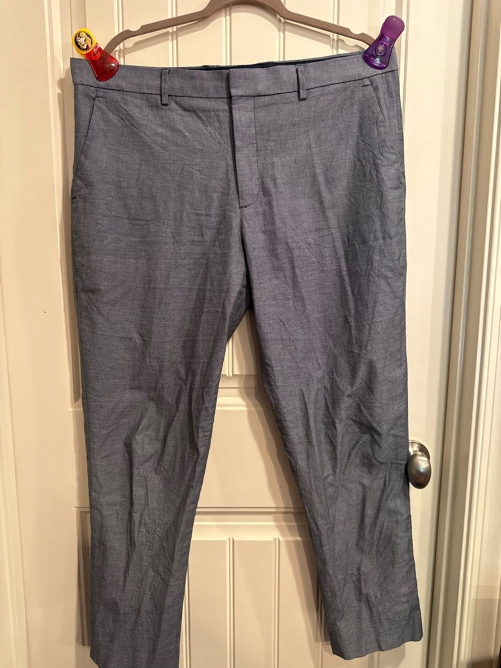 Express Men’s Dress Pants in Light Blue-Gray
